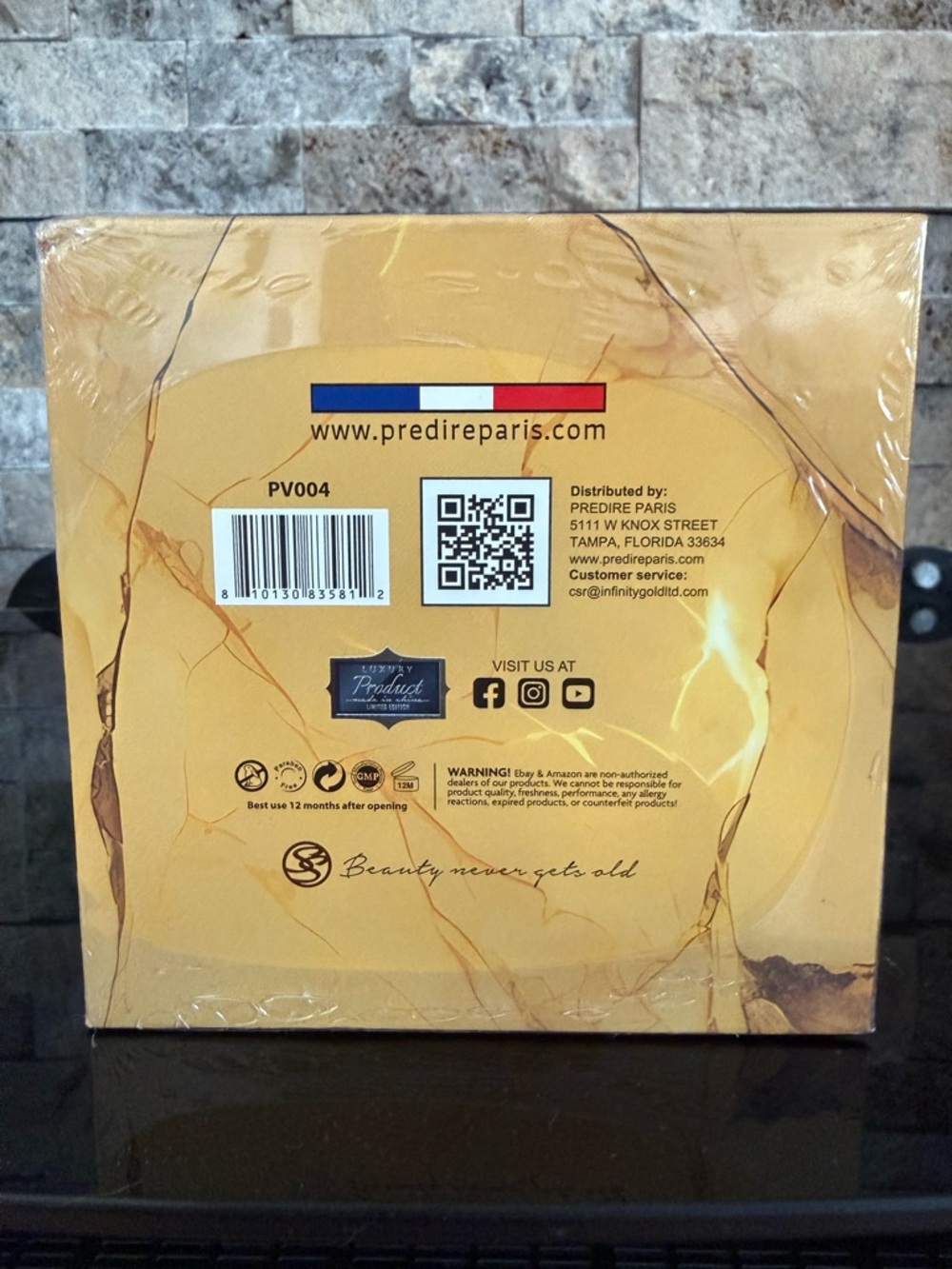 ✨Prédiré Paris Multi-Vitamin Golden Magnetic Mud Mask - Brand New Factory Sealed - Picture 6 of 12